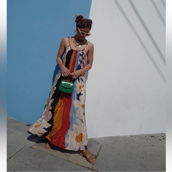 Farm Rio Super Fun Daisy Maxi Dress - Picture 2 of 9